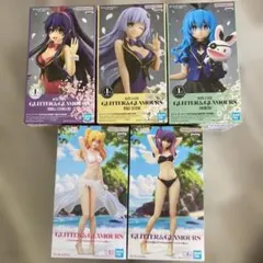 iwb062 プライズ　美少女フィギュア　8点　まとめ売り　Ｒｅゼロ　バンドリ　ＳＡＯ　ソードアート　未開封品　