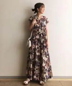 BEARDSLEY◆ジャングルプリントサロペット美品レア￥37400のサムネイル