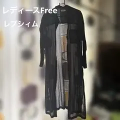 LEPSIM ロングシアーシャツ ブラック Fサイズのサムネイル