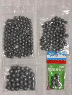 釣り用オモリ 丸型 中通し、ガン玉各種まとめ売り