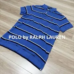 ▪️POLO bv RALPH LAUREN 半袖ポロシャツ　ボーダー　赤ポニー