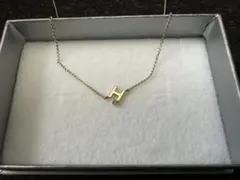 con affetto K10 アルファベット H ネックレスのサムネイル