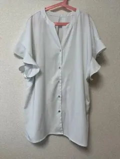 アーバンリサーチ 袖フリル半袖シャツ