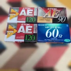 TDK AE 90分 3巻パック カセットテープ+AXIA 70分 - メルカリ