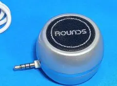 ROUNDS スマホスピーカー USB充電式 φ3.5㎜ イヤホンジャック