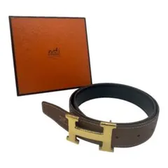 エルメス コンスタンス リバーシブル Hベルト 60 ゴールド 美品 - メルカリ