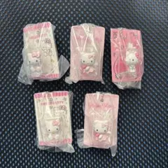 新品【ハローキティ】パッケージミニチュアコレクション　5点セット
