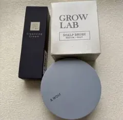 GROW LAB スカルプブラシ ミディアム グレー & WOLFのサムネイル