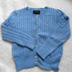 POLO ラルフローレン　３Ｔ　ニットカーディガン　ケーブルニット