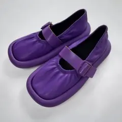 赤字価格 】grape × yvmin 日本未販売 紫可愛い靴 - メルカリ