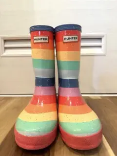HUNTER キッズ用レインブーツ19.3cm UK11
