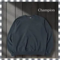 2466/Championチャンピオン ワンポイント刺繍ロゴ スウェット L