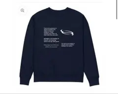 ネイビー S トレーナー コットン混紡