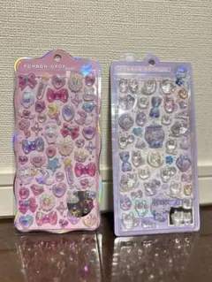 ボンボンドロップシール 2点セット （churu kira、it's fun）