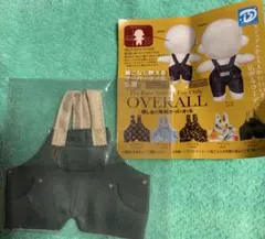 ぬいぐるみ用　カーキ　オーバーオール