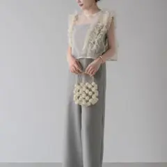 NEUNA セットアップ　パンツドレス　オケージョン