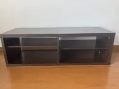 ダークブラウン テレビ台 オープンラック