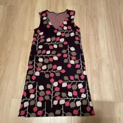 LAURA ASHLEY ノースリーブワンピース 膝丈