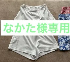 ホワイト コットンショートパンツ 2点セット