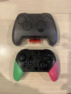 【純正・美品】Nintendo Switch Proコントローラー スプラ色