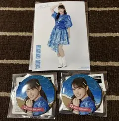入場者特典 ブロマイド 逢田梨香子 缶バッジセット