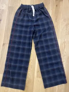 【Zara kids】チェック柄パンツ(ネイビー) 11-12years
