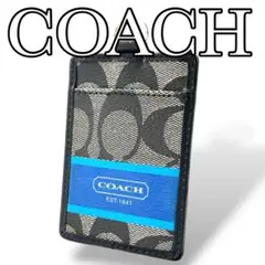 COACH カードケース　社員証入れ　コーチ COACH コーチ 横型ネックストラップ 社員証入れ IDケース - メルカリ