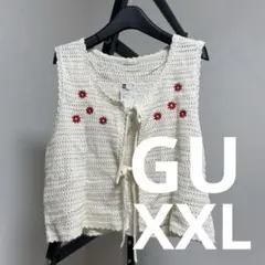 【タグ付き】GU ジーユー レーシーエンブロイダリージレYT+EC XXL