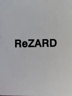 ReZARD ブラック ハイカットスニーカー