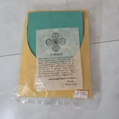 ネパール製 手作り封筒とカラーペーパーセット