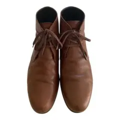 Philo 本革 チャッカブーツ 茶色 40（25cm相当） メンズ 革靴