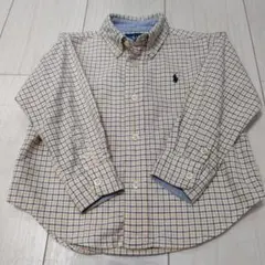 ラルフローレン ボタンダウンチェックシャツ９０cm