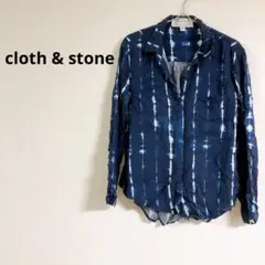 即購入OK✨cloth & stone タイダイプリント 長袖シャツ 【PXS】