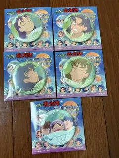 忍たま乱太郎 百面相缶バッジ 寝巻き姿の段　六年生　乱太郎　きり丸　しんべヱ