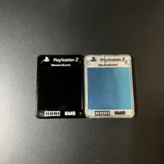 PS2用 HORI製 メモリーカード ②個セット