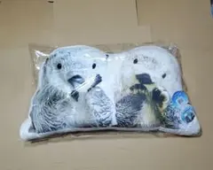 鳥羽水族館 ラッコ キラちゃんメイちゃん クッション 横型