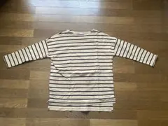 GAP 長袖　ボーダーTシャツ　カットソー　ベージュ