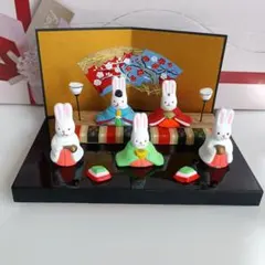 雛人形　うさぎ　置物