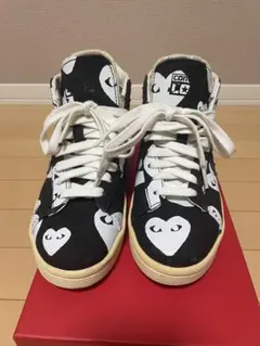 プレイコムデギャルソン CONVERSE キャラクター柄スニーカー