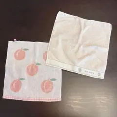 【美品】タオルハンカチ２枚セット
