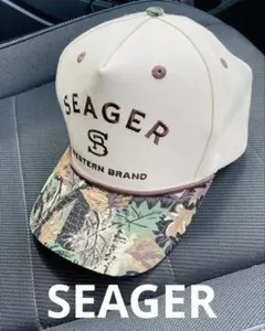 SEAGER シーガー　キャップ　帽子　ベージュ