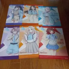 s*n様 学園アイドルマスター　ローソン　クリアファイル6種