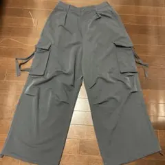 メンズワイドパンツ カーゴポケット