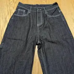 極太バギーデニムパンツ