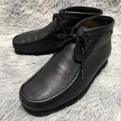 極美品✨Clarks 26.5cm Wallabee GTX 黒のサムネイル