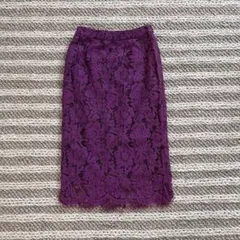 ナノユニバース レース タイトスカート