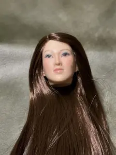 1/6 女性フィギュア用 ヘッド 植毛タイプ