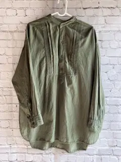 美品＊24SS Spick & Span リネンコットンギャザーシャツ ベージュ 