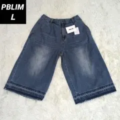 本日終了☆PBLIM UNISEX　デニムハーフパンツ PAGEBOY