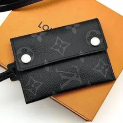 LOUIS VUITTON モノグラムエクリプス ネックストラップカードケース